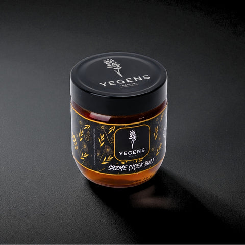 500 gr Yegens Doğal Süzme Çiçek Balı | TA17.5+ | 900 Prolin | Erzincan - Kemah | Hakiki Bal